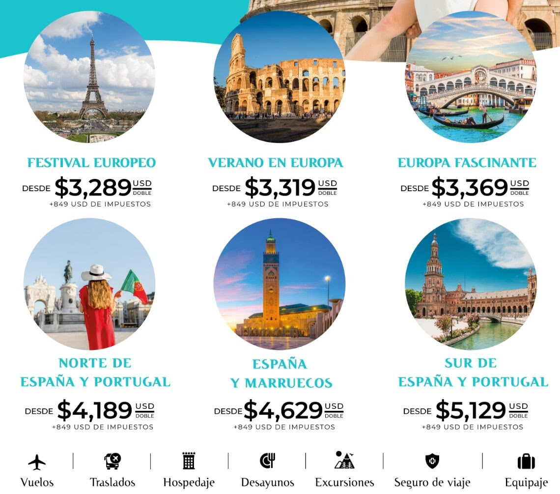 VIAJES A EUROPA